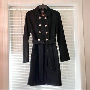 EXPRESS Double-breasted Wool Trench Coat
